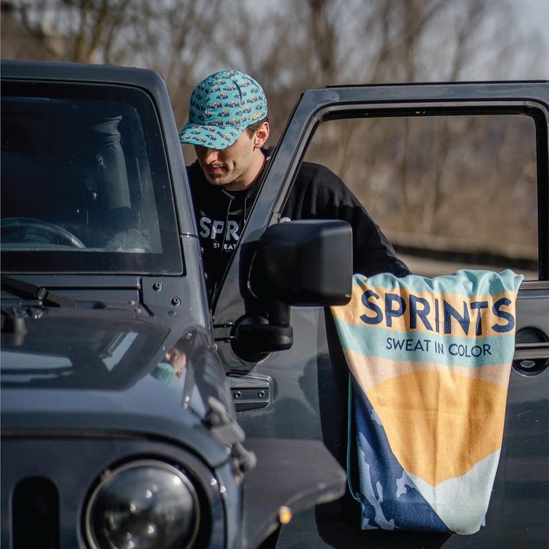 Sprints Athletic Running Towel, Full-Sized, Car Seat Cover - Moisture Wicking (Sasquatch) - Image 5